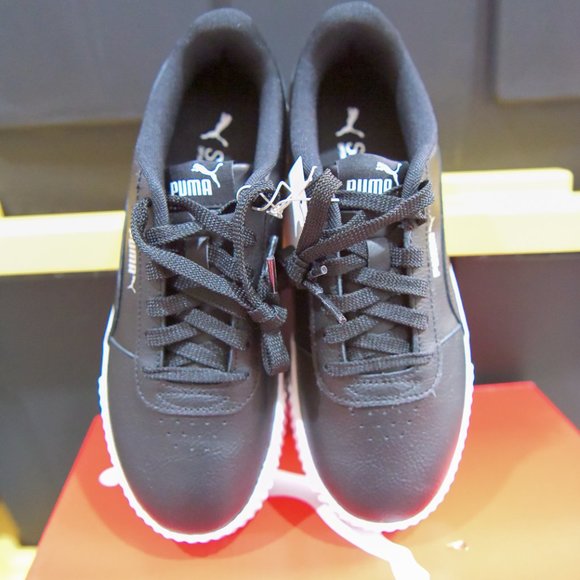 Puma Ladies Carina Shoes BLACK - Picture 2 of 11